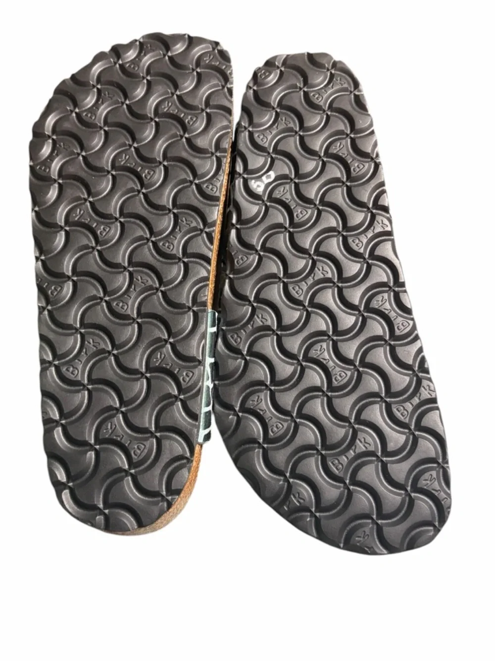 Birkenstock green croc